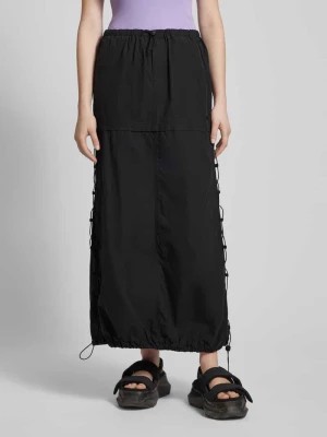 Zdjęcie produktu Długa spódnica w jednolitym kolorze z elastycznym pasem Review