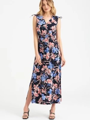 Zdjęcie produktu Długa sukienka damska w kwiaty Greenpoint