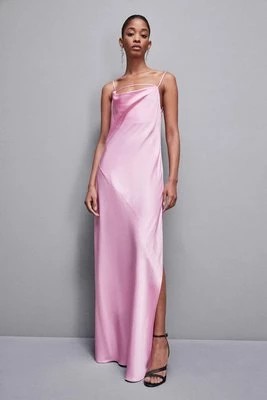 Zdjęcie produktu Długa sukienka o kroju syreny z satyny wiskozowej PATRIZIA PEPE