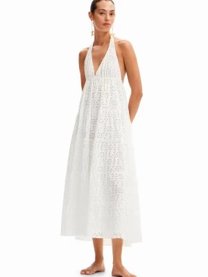 Zdjęcie produktu Długa sukienka z dekoltem typu halter Desigual