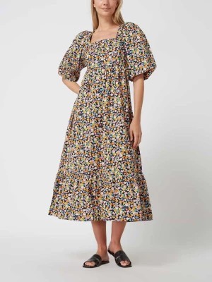 Zdjęcie produktu Długa sukienka z kwiatowym wzorem model ‘Baldrun’ EDITED