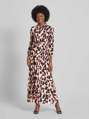 Zdjęcie produktu Długa sukienka z listwą guzikową model ‘SAVANNA’ YAS