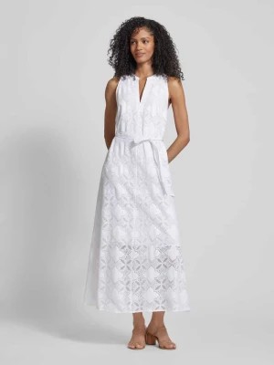 Zdjęcie produktu Długa sukienka z wiązanym paskiem model ‘Paolina’ MOS MOSH