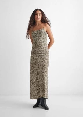 Zdjęcie produktu Długa sukienka ze wzorem MANGO TEEN