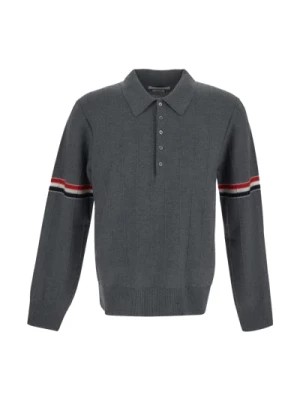 Zdjęcie produktu Długi Rękaw Polo z wełny Thom Browne