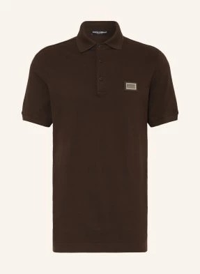 Zdjęcie produktu Dolce & Gabbana Koszulka Polo Z Piki Regular Fit braun