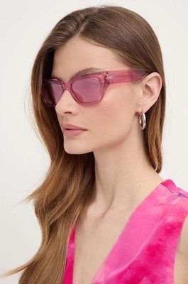 Zdjęcie produktu Dolce & Gabbana okulary przeciwsłoneczne damskie kolor różowy