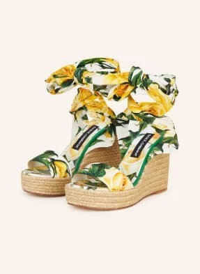 Zdjęcie produktu Dolce & Gabbana Sandały Na Platformie gelb