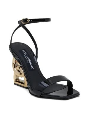 Zdjęcie produktu Dolce & Gabbana Skórzane sandały na słupku