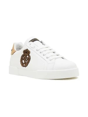 Zdjęcie produktu Dolce & Gabbana Skórzane sneakersy