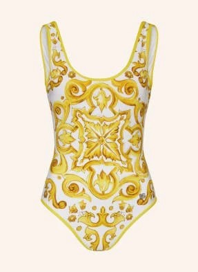 Zdjęcie produktu Dolce & Gabbana Strój Kąpielowy Maiolica Gialla gelb