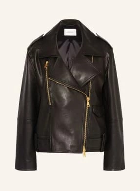 Zdjęcie produktu Dorothee Schumacher Kurtka Typu Biker Sleek Statement Z Imitacji Skóry schwarz