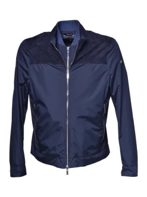 Zdjęcie produktu Down jacket in navy blue fabric Baldinini
