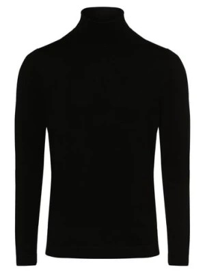 Zdjęcie produktu Drykorn Sweter męski Mężczyźni wełna ze strzyży czarny jednolity,