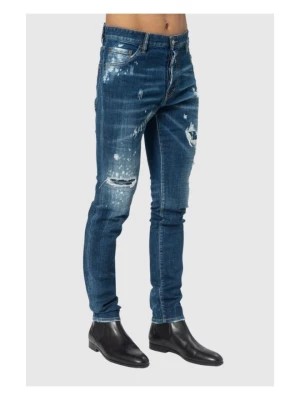 Zdjęcie produktu DSQUARED2 Niebieskie jeansy męskie Cool guy jean