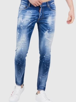 Zdjęcie produktu DSQUARED2 Niebieskie jeansy męskie super twinky jean