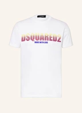 Zdjęcie produktu dsquared2 T-Shirt Cool Fit ds2 Made With Love weiss