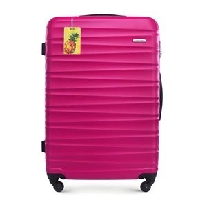 Zdjęcie produktu Duża walizka z ABS - u z identyfikatorem różowa Wittchen