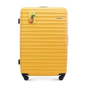 Zdjęcie produktu Duża walizka z ABS - u z identyfikatorem żółta | Wittchen