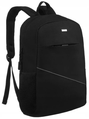 Zdjęcie produktu Duży, męski plecak na laptopa z portem USB - Peterson Merg