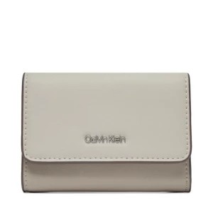 Zdjęcie produktu Duży Portfel Damski Calvin Klein Ck Must Trifold Sm_Block K60K611435 Biały