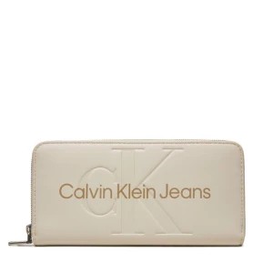 Zdjęcie produktu Duży Portfel Damski Calvin Klein Jeans K60K607634 Écru