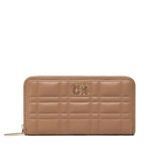 Zdjęcie produktu Duży Portfel Damski Calvin Klein Re-Lock Quilt Z/A Wallet Lg K60K609912 Brązowy