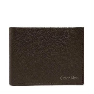 Zdjęcie produktu Duży Portfel Męski Calvin Klein Warmth Trifold 10Cc W/Coin L K50K507969 Brązowy
