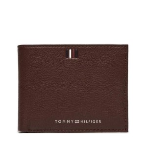 Zdjęcie produktu Duży Portfel Męski Tommy Hilfiger Th Central Mini Cc Wallet AM0AM11854 Brązowy