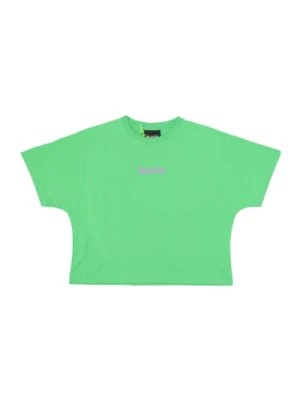 Zdjęcie produktu Duży T-shirt z logo Lime/Liliowy Disclaimer