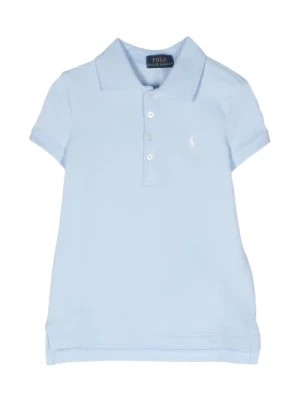 Zdjęcie produktu Dziecięca bawełniana koszulka polo - Błękit nieba Ralph Lauren