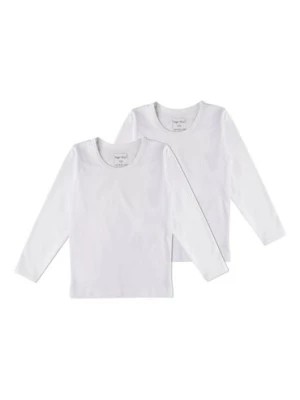 Zdjęcie produktu Dziecięca bluzka z długim rękawem 2-pack biała TUP TUP