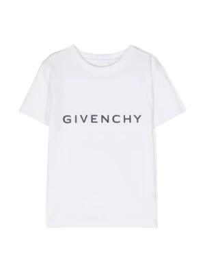 Zdjęcie produktu Dziecięcy Biały T-shirt Okrągły Dekolt Krótkie Rękawy Givenchy