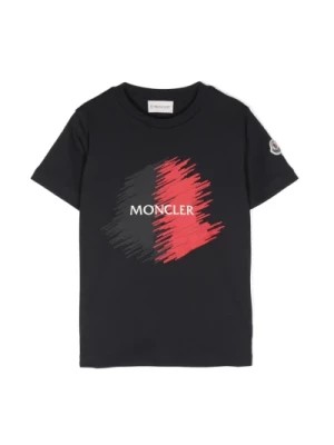 Zdjęcie produktu Dziecięcy Granatowy T-shirt z Logo Moncler