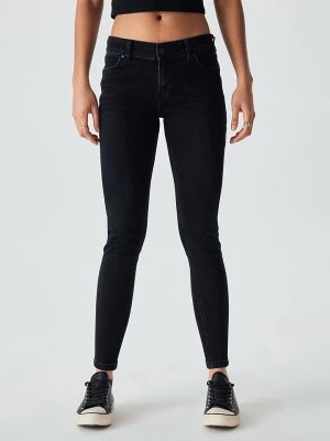 Zdjęcie produktu LTB Dżinsy "Lonia" - Skinny fit - w kolorze czarnym rozmiar: W27