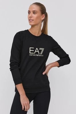 Zdjęcie produktu EA7 Emporio Armani bluza 8NTM35.TJCQZ damska kolor czarny z nadrukiem