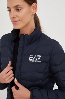 Zdjęcie produktu EA7 Emporio Armani kurtka damska kolor granatowy przejściowa