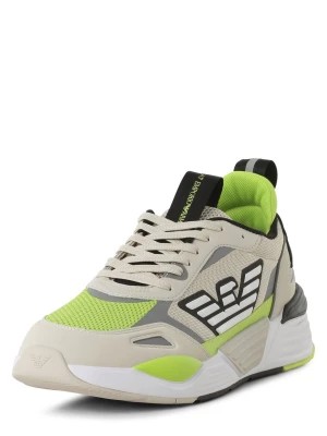 Zdjęcie produktu EA7 Emporio Armani Męskie buty sportowe Mężczyźni Tekstylia beżowy|biały|zielony jednolity,