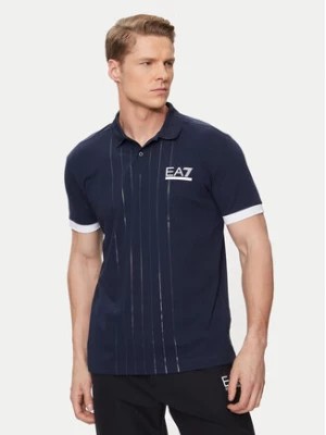 Zdjęcie produktu EA7 Emporio Armani Polo 3DPF26 PJ04Z 1554 Granatowy Regular Fit