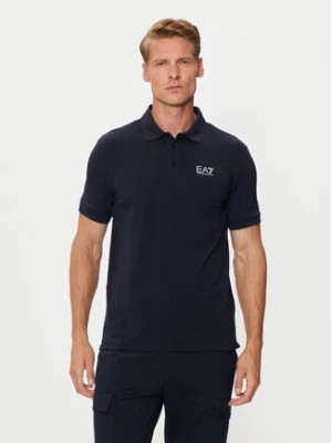 Zdjęcie produktu EA7 Emporio Armani Polo 8NPF14 PJVQZ 0562 Granatowy Regular Fit