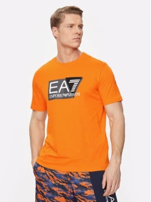 Zdjęcie produktu EA7 Emporio Armani T-Shirt 3DPT81 PJM9Z 1666 Pomarańczowy Regular Fit