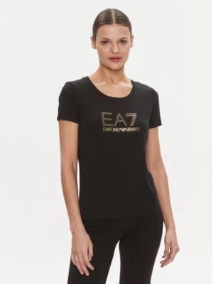 Zdjęcie produktu EA7 Emporio Armani T-Shirt 8NTT67 TJDQZ 1200 Czarny Skinny Fit