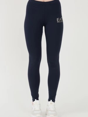 Zdjęcie produktu EA7 Granatowe legginsy z małym logo EA7 Emporio Armani