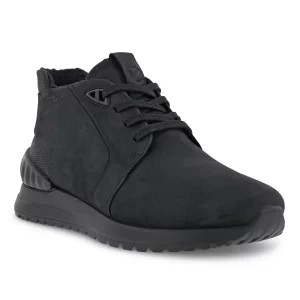 Zdjęcie produktu ECCO Astir - Męskie nubukowe sneakersy chukka - Czarny - Size: (UK 12-12.5)