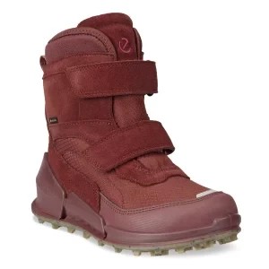 Zdjęcie produktu ECCO Biom K2 - Dziecięce zamszowe buty zimowe Gore-Tex - Czerwony - Size: (UK 3.5)