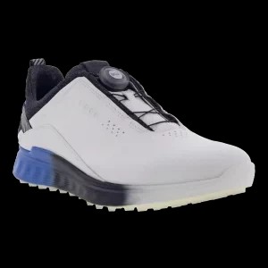 Zdjęcie produktu ECCO M Golf S-Three - Męskie skórzane buty do golfa z Gore-Tex - Szary - Size: (UK 6.5-7)