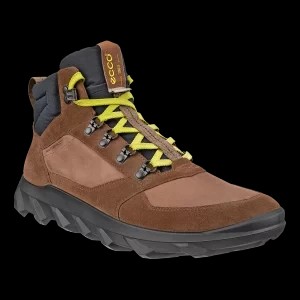 Zdjęcie produktu ECCO MX M - Męskie zamszowe wodoodporne buty outdoor za kostkę - Brązowy - Size: (UK 6.5-7)