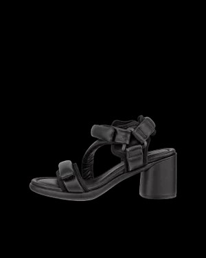 Zdjęcie produktu ECCO Sculpted Sandal LX 55 - Damskie skórzane sandały na obcasie - Czarny - Size: (UK 6)