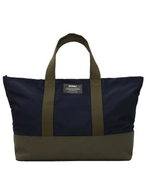 Zdjęcie produktu Ecoalf Shopper bag w kolorze czarno-oliwkowym - 55 x 34 x 18 cm rozmiar: onesize