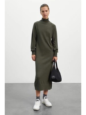 Zdjęcie produktu Ecoalf Sukienka dzianinowa w kolorze khaki rozmiar: M